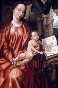 Loira Atlántico N* 132 - Nantes - Museo Dobree - “La Virgen y el Niño” - Pintura de Flandes - siglo XV de Unknown